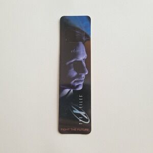 Vintage 90s Fox Mulder X-Files Tab Bookmark Y2K/1998 Scifi Tv Show XKT-98039GABF